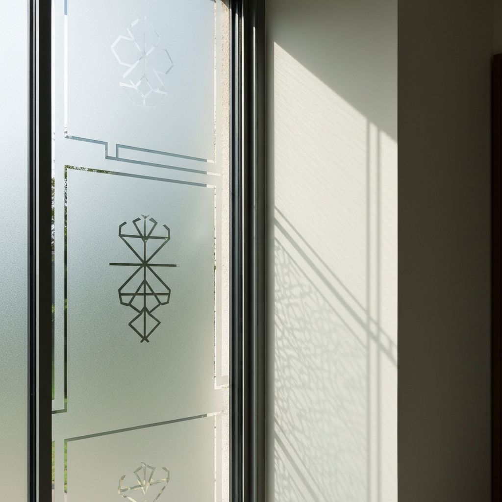 Decorative window film patterns